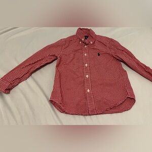 Ralph Lauren Red button down shirt in Toddler size 4